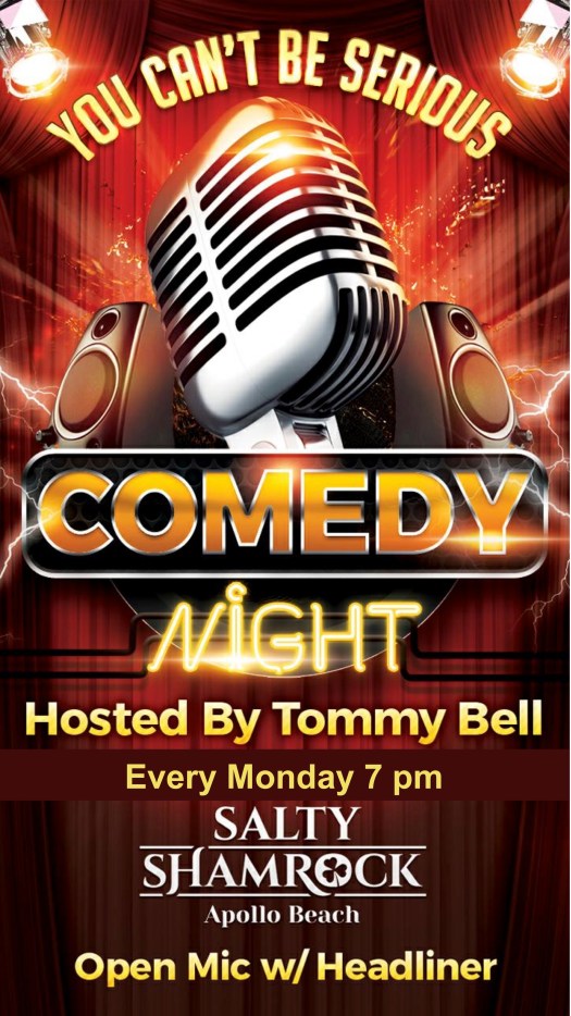 Salty Shamrock Comedy poster edited